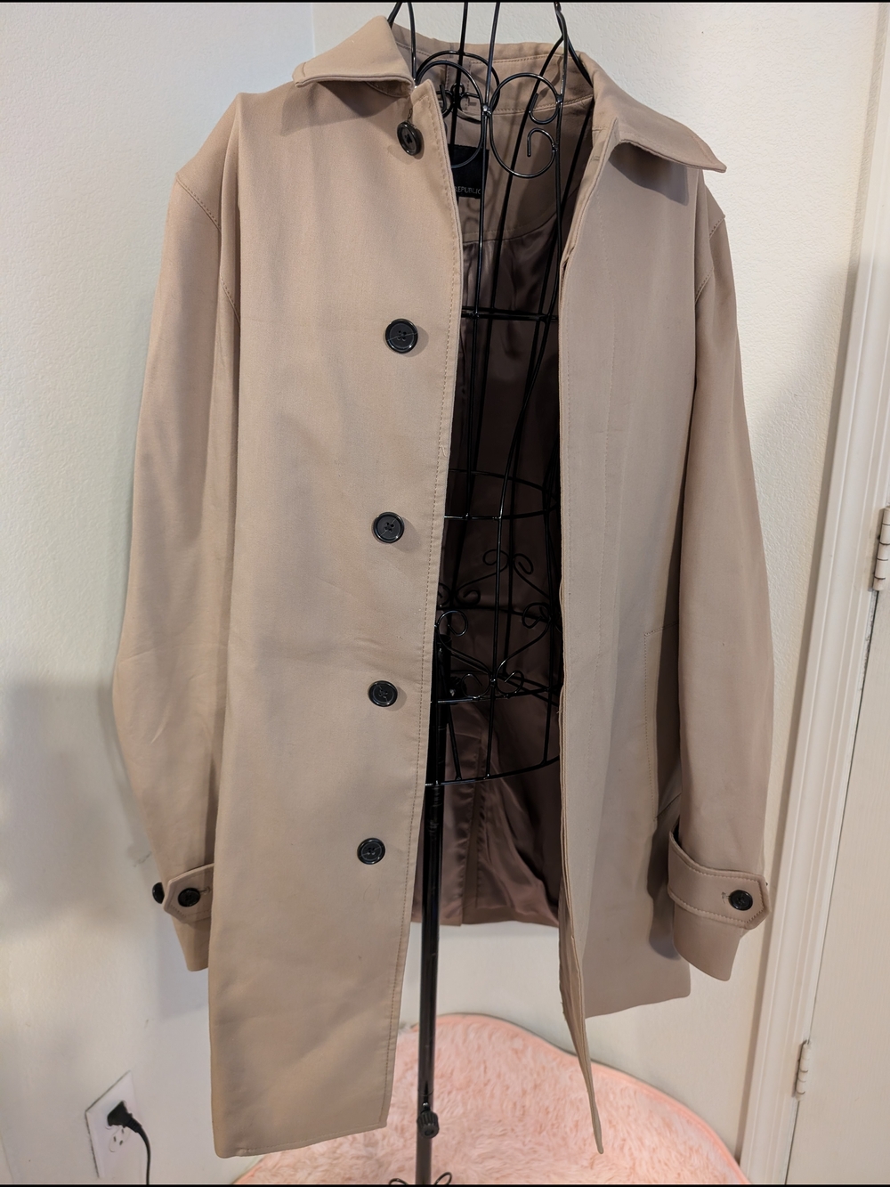 Banana Republic Beige Men's Trench Coat